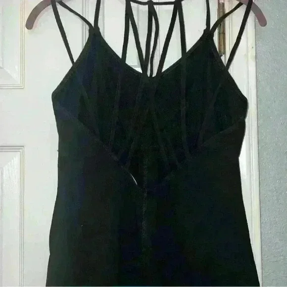 Forever21 Black Athletic knit jumpsuit size large - Picture 7 of 10